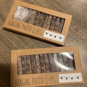 Urban outfitters hanging photo clips, set of two